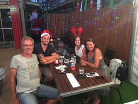 Weihnachtsessen mit Melanie und Thomas