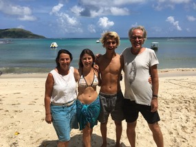 Martina , Lennart und wir