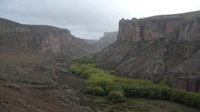 Schlucht unterwegs
