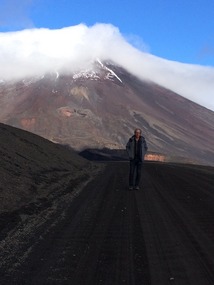 Strasse des Parque Nacional llanquihue