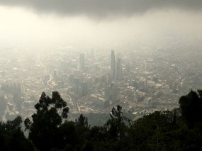 vom Cerro Monserrate - getrübte Aussicht 