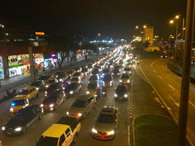 Bogota von der Brücke aus