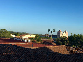Ausblick von unserer Dachterrasse
