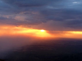 Sonnenuntergang vom Telica aus