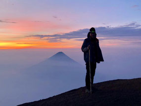 Sonnenaufgang auf dem Acatenango