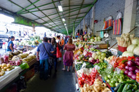 Markt in der Hauptstadt