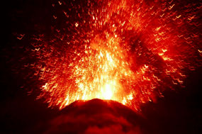 und er explodiert