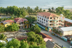Aussicht von unserem Hotel