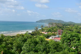 Ausblick von unserem Hotel