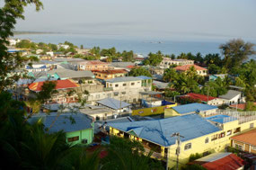 Aussicht von unserem Hotel