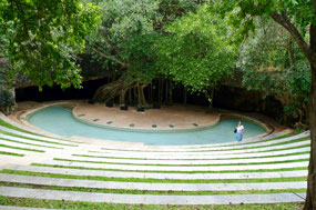 Cenote in der Hacienda