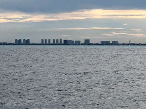 Aussicht nach Cancun