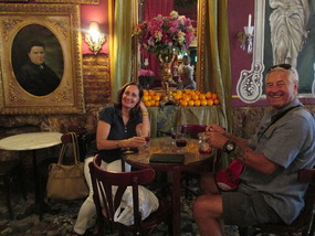 Garry& Amelia enjoying Sangria