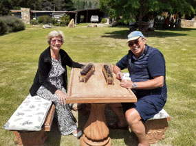 Wine tasting at Herold Wines