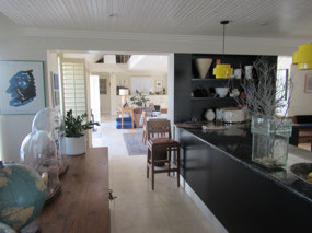 Kitchen through to the centre of the house
