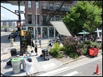 Some kind of filming in Brooklyn