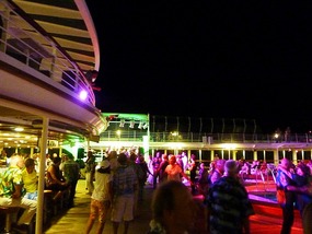 Caribbean deck party