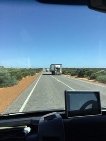 Road scene.