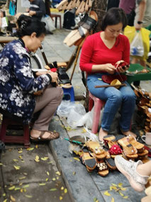 Ladies making shoes