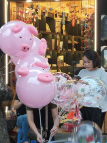 Cute pig balloons