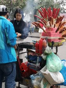 Street vendor, big bbq