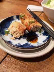 Chicken meatball roll