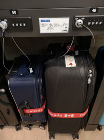 Luggage lockup