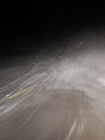 Snowing on drive home