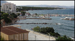 Panoramic view of the coast on this windy morning