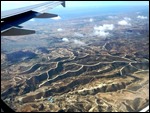 Over Cyprus, approachig Larnaca