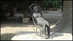 A SCULPTURE   IN THE GARDEN