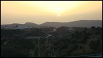 The sunset in the outskirts of Latchi 