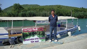 Mr. Vasilis, the boat owner