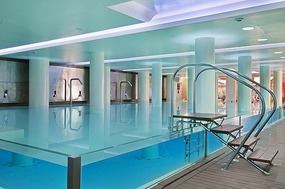 The indoor pool