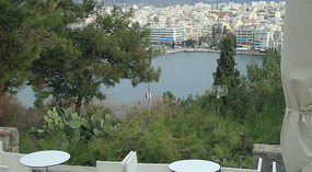 View of Chalkida from the sun lounge