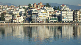 Reflections - View from the Lucy Hotel in Chalkida