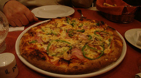 The pizza we had