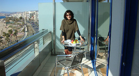 The balcony
