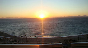 The Saronic sunset -Paleo Faliro