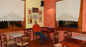 Panayiotis the owner of the restaurant