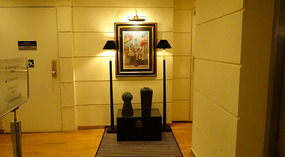 A Corridor with Art work
