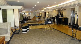 The lobby 
