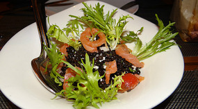 Black Beluga lentils - Vezene Restaurant