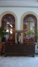 Exterior decor of the Fontana Restaurant