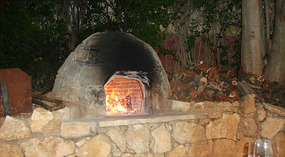 The traditional Cypriot Wood Oven