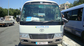 The smaller OSYPA buses