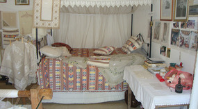 The exhibits in the Folk Museum -Fyti