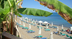 The beautiful beach -Aphrodite beach hotel 