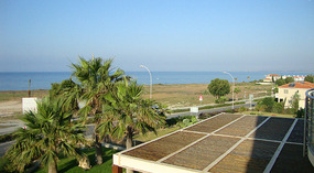 View from the first floor and my suite