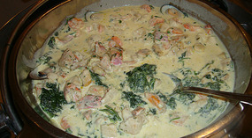 A very tasty sea food dish